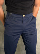 Calça de Alfaiataria Capri Ajuste lateral