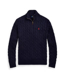 Suéter Polo Tricot Meio Ziper