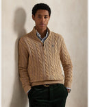 Suéter Polo Tricot Meio Ziper
