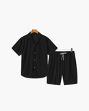 O Conjunto de Veludo Riviera Preto