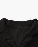 O Conjunto de Veludo Riviera Preto
