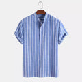 Camisa Listrada Mandarim