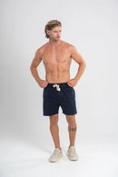 Short Urban Sarja Com Elastano Azul Escuro