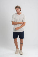 Short Urban Sarja Com Elastano Azul Escuro